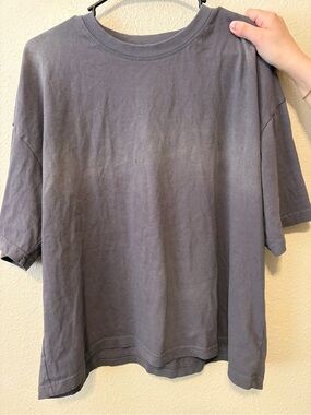 Boohoo Mens Short Sleeve Crew Tee in Charcoal